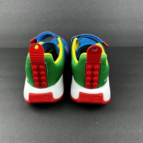 New Adidas Lego X running sport unisex kids size 5.5 lace up tennis shoes - Picture 3 of 11